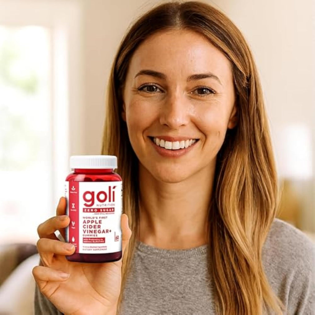 Goli Zero Sugar Apple Cider Vinegar Gummies, 60 Count Each (3 Pack, 180 Total) – ACV with Vitamin B12 & Probiotics, No Sugar Alcohols, Vegan, Keto & Gluten Free