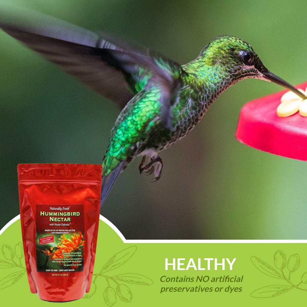 Naturally Fresh Hummingbird Nectar Powder with Nectar Defender, 2-Pack