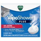 Buy now Vicks, VapoShower Plus, Shower Steamers, Eucalyptus Shower Steamer & Menthol Scent, Clean Dissolving Vapor Shower Tablets, Aromatherapy Shower Steamer & Shower Bombs, 12 count at indiglob india