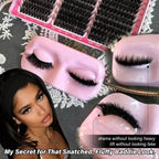Calphdiar Bottom Lash Clusters, perfect for a snatched, fluffy baddie look. Available for order online in India.