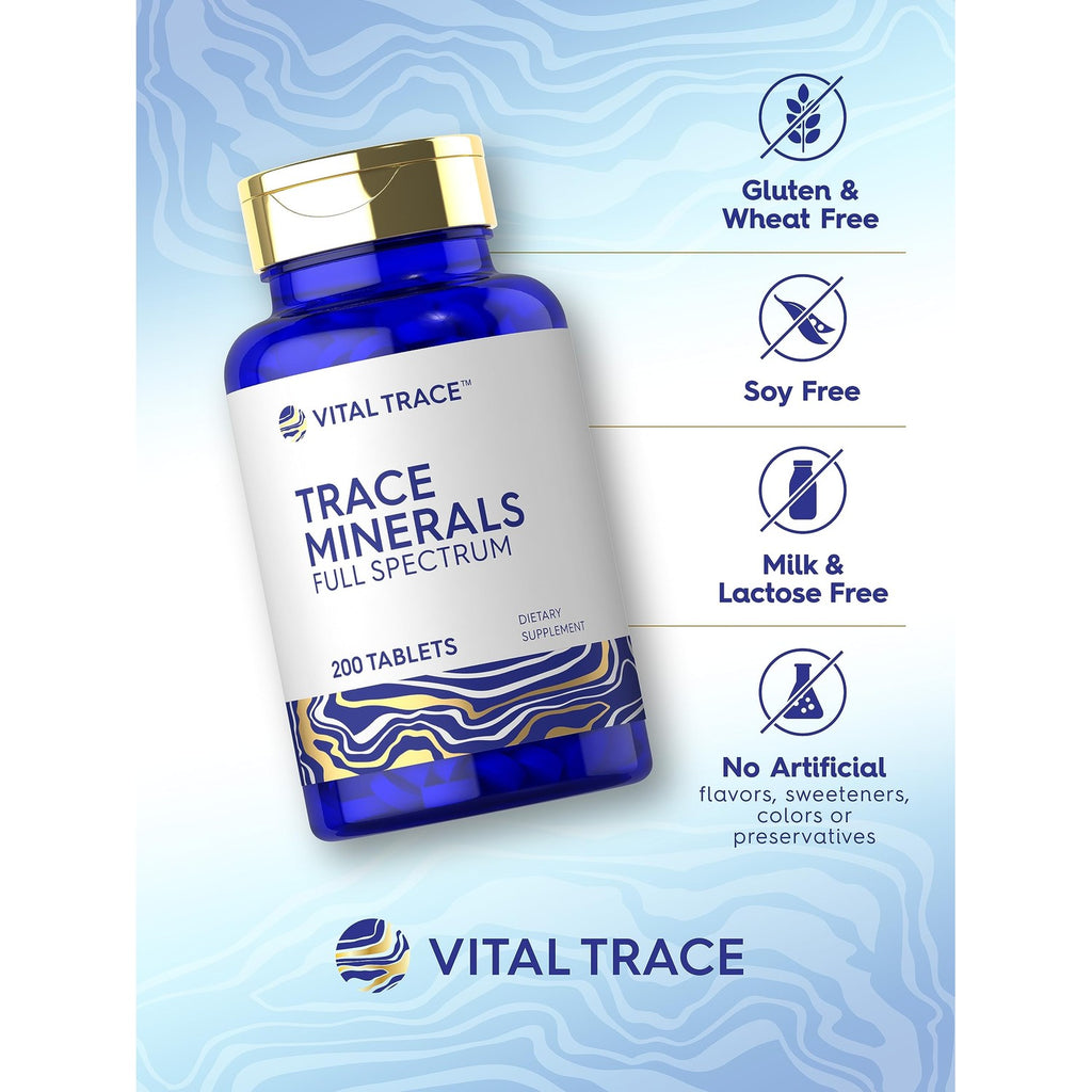 Carlyle Trace Minerals | 200 Tablets | Full Spectrum Supplement