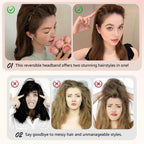 5 Pack Zig Zag Headbands for Women, Non-Slip Wavy Plastic Hair Comb Headbands with Teeth, U-Shape High Cranium Korean Style, Classic 90s Hair Accessories