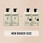 California Naturals Classic Clean Toasted Coconut Shampoo Conditioner Set, Natural, Vegan, Cruelty, Silicone, Paraben, and Sulfate Free, All Hair Types, 20 Fl Oz