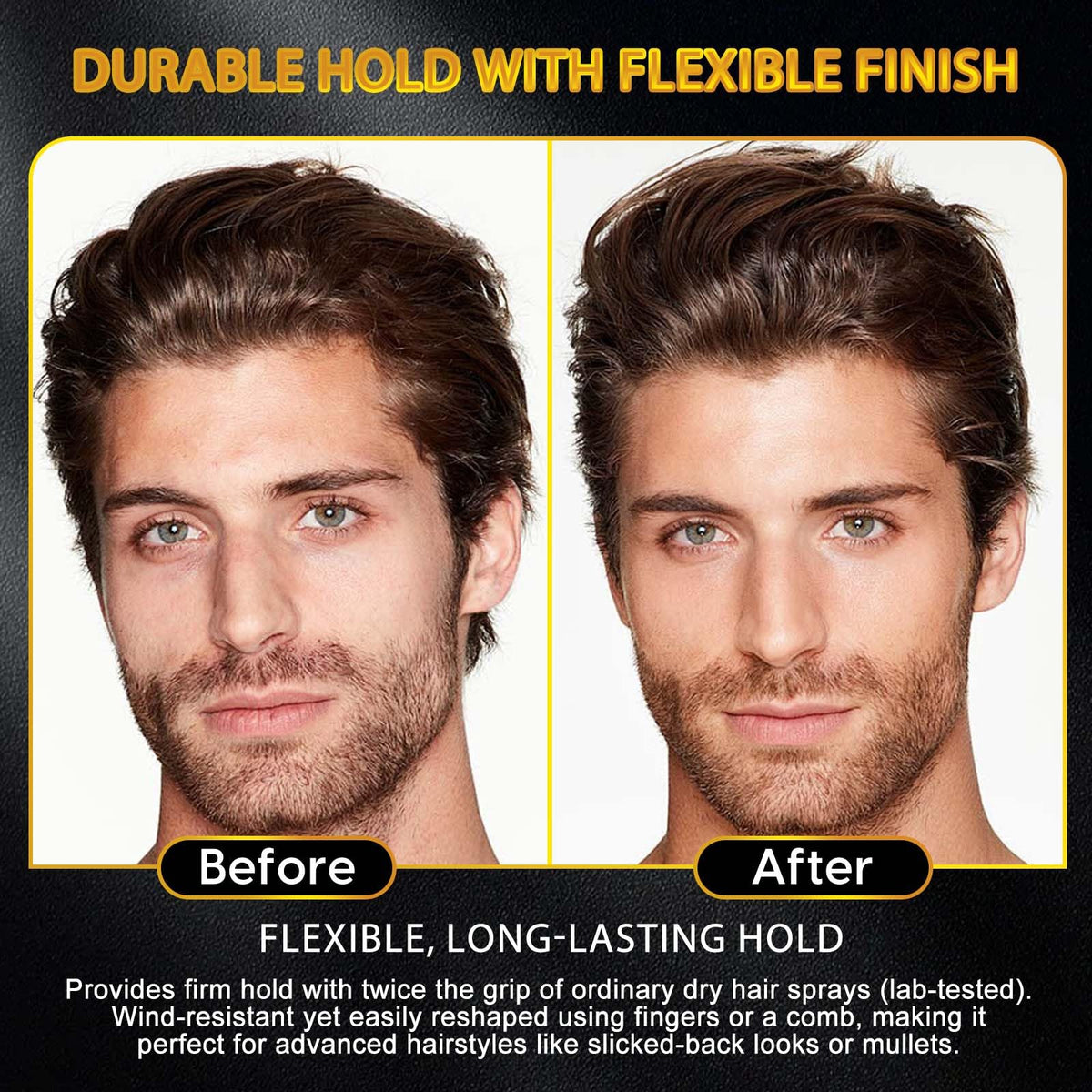 NIFEISHI Hair Styling Powder for Men, (1.05oz of 2Pack) Volumizing Texture Powder for All Hair Types, Easy to Apply, Natural Matte Hairstyle, Texturizing and High Hold