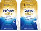Buy now Refresh Optive Mega-3 Lubricant Eye Drops For Dry Eyes, Preservative-Free, 0.01 Fl Oz Single-Use Containers, 30 Count at indiglob india