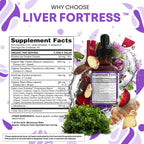 Clean Nutraceuticals Milk Thistle NAC Liver Cleanse Detox & Repair Supplement Liver Support Liquid Drops with Dandelion Extract, Artichoke, Chanca Piedra, Choline, L-Glutathione, Burdock, Schisandra
