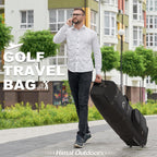 Golf Travel Bag - Heavy Duty 600D Polyester Oxford Wear-Resistant