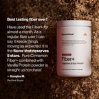 Momentous Fiber+, Psyllium Husk Powder, Multi-Source Blend, Pure Cinnamon | Supports Digestion, Nutrient Absorption, & Gut Health, NSF Certified for Sport, Non-GMO & Gluten-Free (30 Servings)