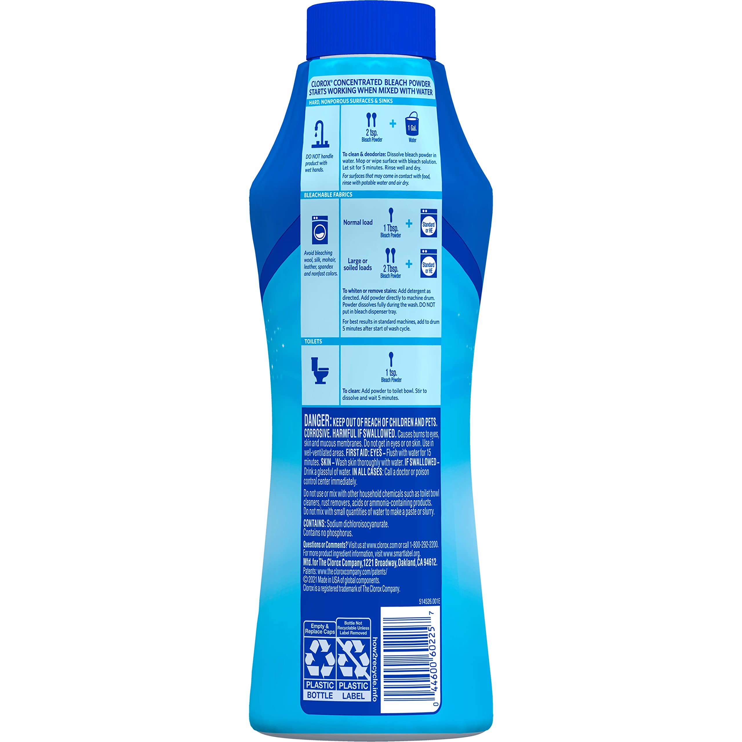 Buy now Clorox Concentrated Bleach Powder, 21.1 oz at indiglob india