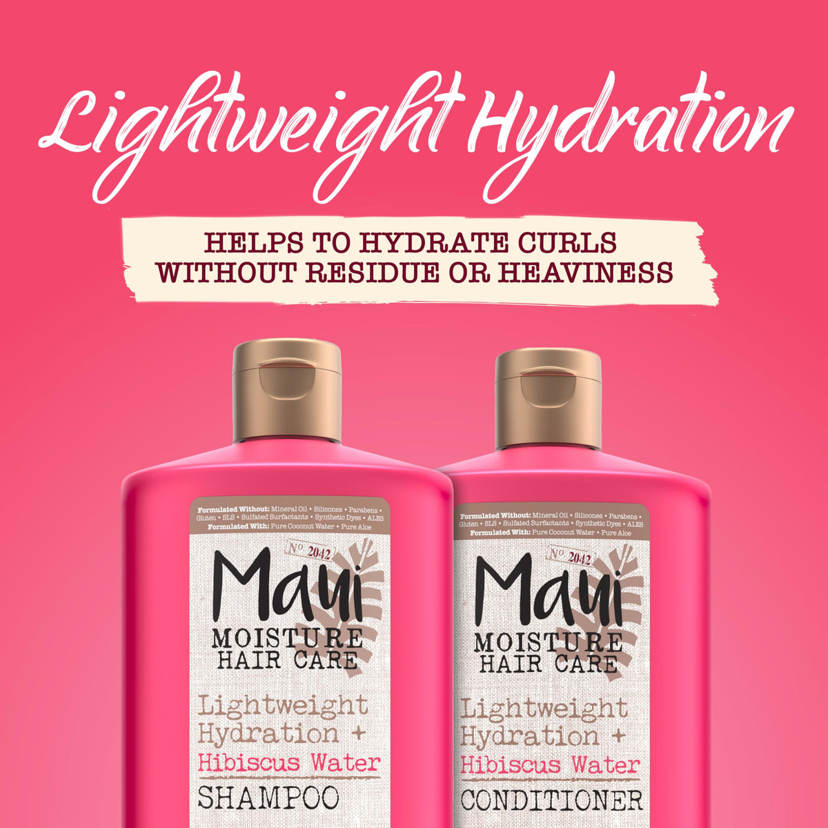 Maui Moisture Lightweight Hydration+ Hibiscus Water Conditioner, 25.4 fl oz