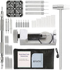 Buy now Watch Band Strap Link Pins Remover Repair Tool,24 in 1 Kit with 6 Extra Tips Replacement,20PCS Cotter Pin,Spring Bar Tool Set,1PCS Head Hammer at indiglob india