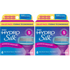 Schick Hydro Silk Moisture Razor Blade Refills, 6 Count | 5-Blade Moisturizing Razors for Women | Womens Moisturizing Razor Refills