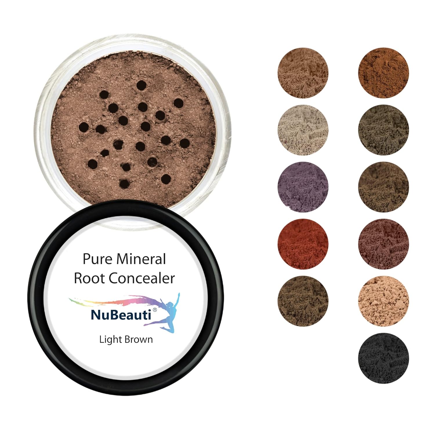 Buy now Hair Root Touch Up Powder - Darkest Brown - 11 True-to-Nature Root Concealer Shades - Longer-Lasting, Easy Hairline Shading with Clean Ingredients - With Brush Light Brown Without Brush at indiglob india
