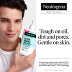 Neutrogena Ultra Gentle Foaming Facial Cleanser, Fragrance Free, 16 fl. oz | Sensitive Skin, Daily Face Wash, Removes Dirt Oil & Makeup Without Over-Drying, Soap-Free