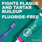 Buy now Tom's of Maine Fluoride-Free Antiplaque & Whitening Natural Toothpaste, Peppermint, 5.5 oz. (Pack of 2) at indiglob india