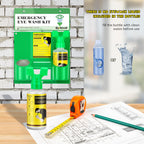 Buy now CGOLDENWALL Emergency Eye Wash Station Portable Eyewash Station Wall Mounted Eye Wash Kit, OSHA Approved Double 16.9oz Eye Wash Bottles for First Aid (EMPTY Bottles) at indiglob india
