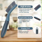 2 Pack Grout Scrub Brush with Stiff Bristles