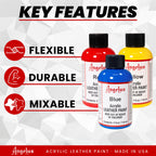 Angelus Acrylic Leather Paint, 4 oz., White