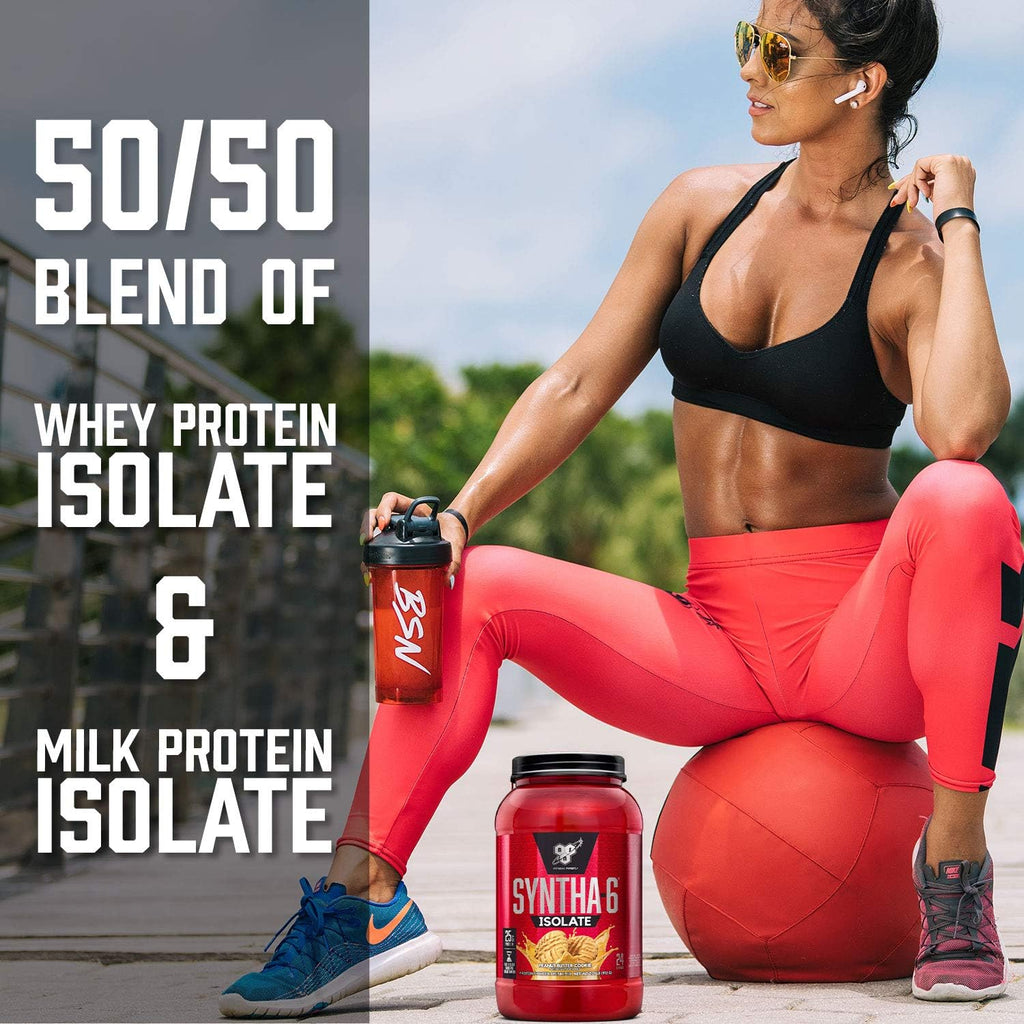 Buy now BSN SYNTHA-6 Isolate Protein Powder, Vanilla Protein Powder with Whey Protein Isolate, Milk Protein Isolate, Flavor: Vanilla Ice Cream, 24 Servings at indiglob india