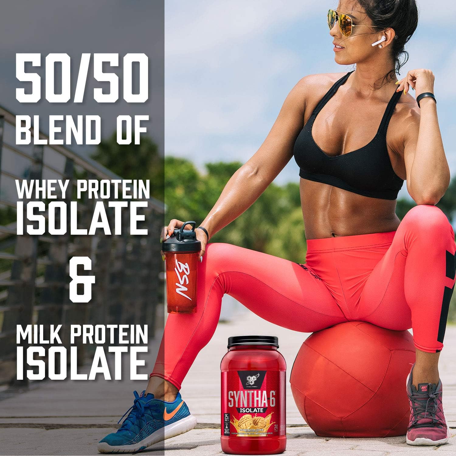 Buy now BSN SYNTHA-6 Isolate Protein Powder, Vanilla Protein Powder with Whey Protein Isolate, Milk Protein Isolate, Flavor: Vanilla Ice Cream, 24 Servings at indiglob india