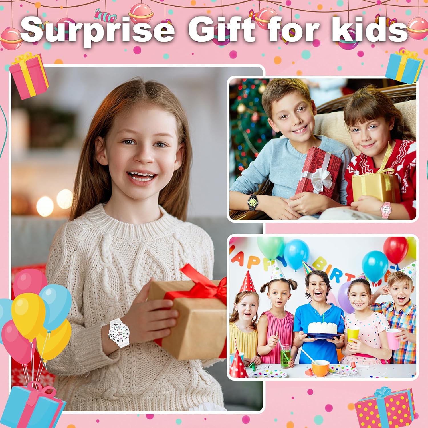 Buy now SOCICO Children Analog Watch for Boys Girls Waterproof Time Teaching Watch with Soft Band, Learning Time Wrist Watch Easy to Read Christmas Gifts for Kids Ages 3-12 Great Gifts at indiglob india