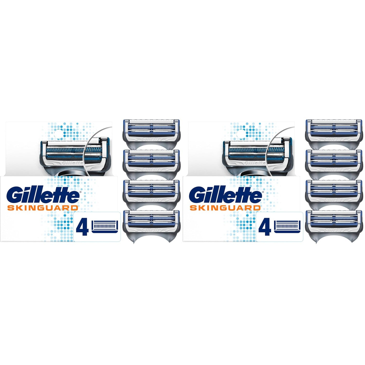 Gillette SkinGuard Men's Razor Blades, 4 Blade Refills