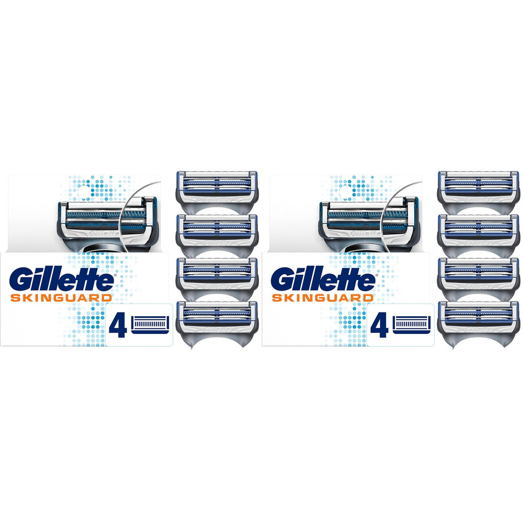 Gillette SkinGuard Men's Razor Blades, 4 Blade Refills