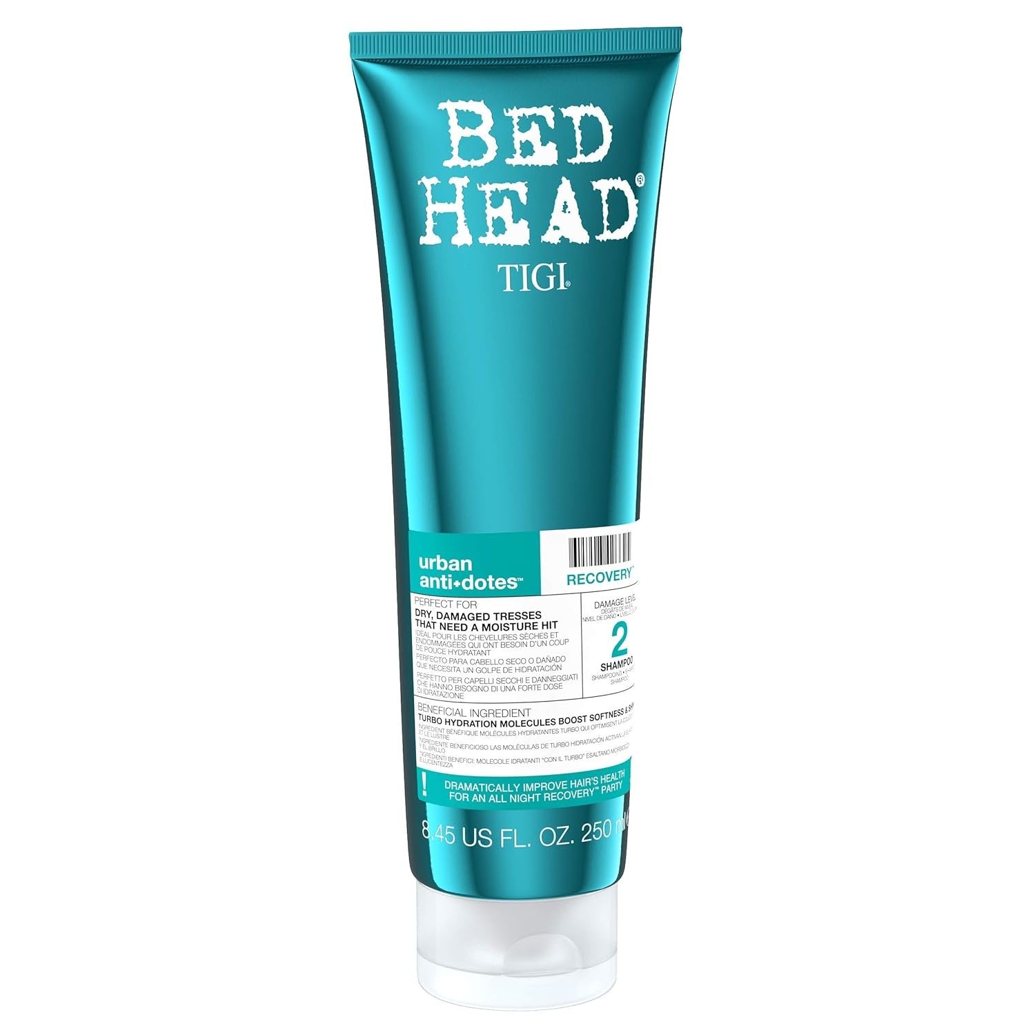 Buy now Tigi Bed Head Urban Anti+dotes Recovery Shampoo Damage Level 2, 8.45 Ounce at indiglob india