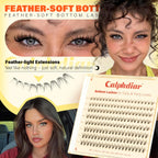 Calphdiar Bottom Lash Clusters create natural definition with feather-soft, lightweight extensions for stunning daily or party looks.