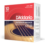 Buy now D'Addario Acoustic Guitar Strings, Phosphor Bronze, EJ42, Resophonic Medium Gauge 16-56, 6-String Set, Pack of 1 at indiglob india
