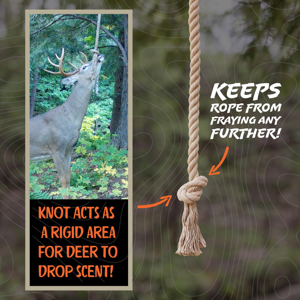 HODAG HempScent Rope Mock Scrape Kit for Whitetail Deer Hunting