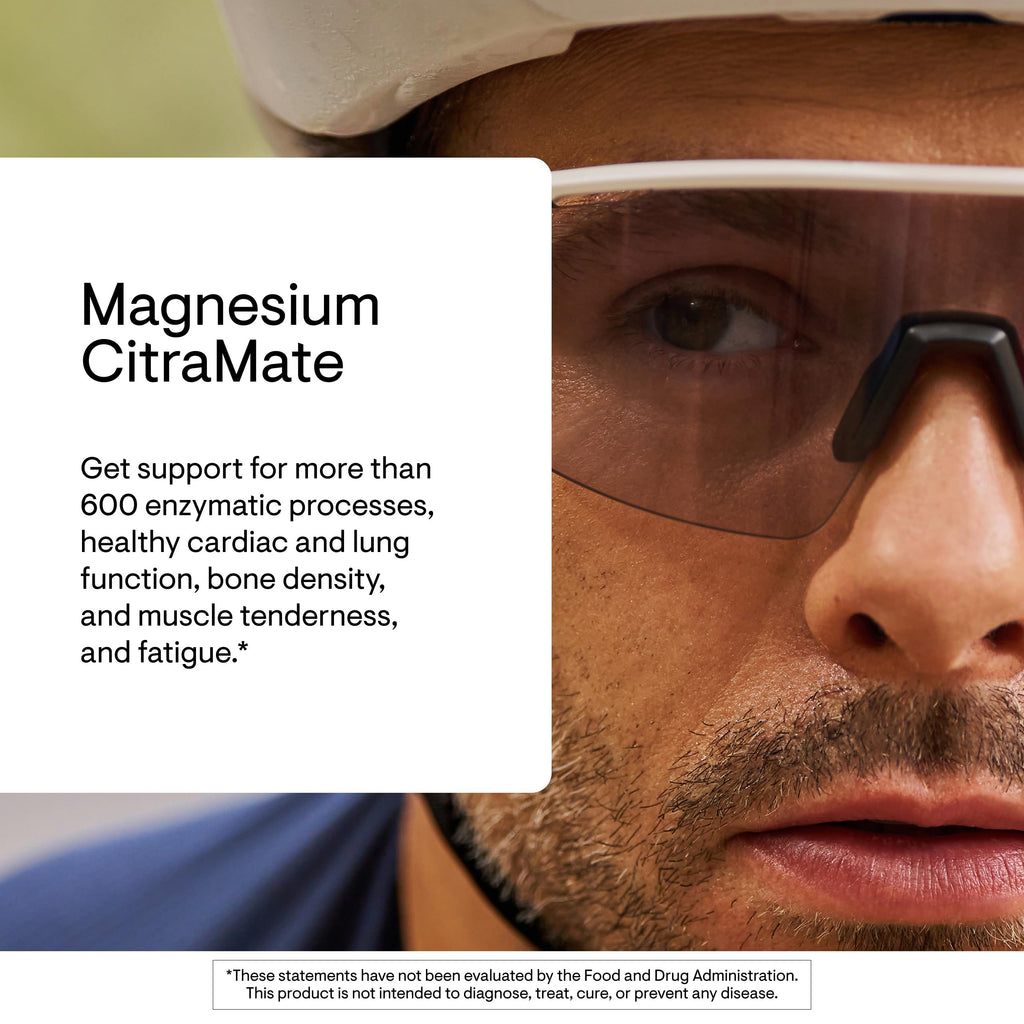 THORNE Magnesium CitraMate, Magnesium Citrate & Malate, 90 Capsules | Supports Heart Health, Skeletal Muscles, Cardiac & Lung Function, Bone Density, Fatigue & More*, NSF Contents Certified