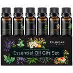 Essential Oils Set - Top 6 Oils for Diffusers for Home, for Air Purifier