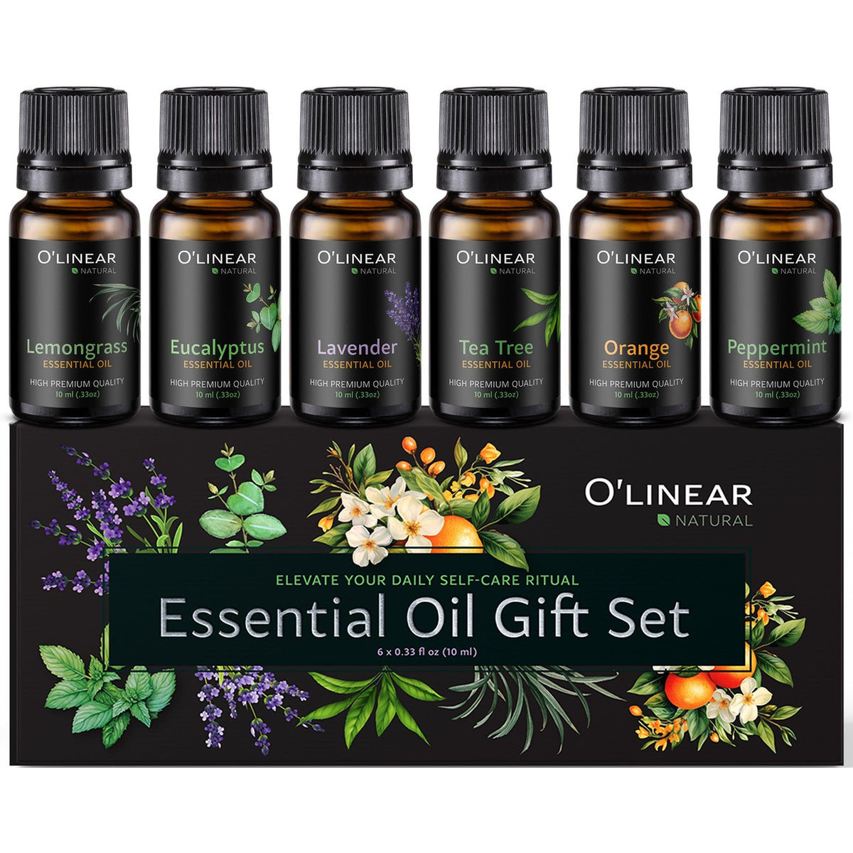Essential Oils Set - Top 6 Oils for Diffusers for Home, for Air Purifier