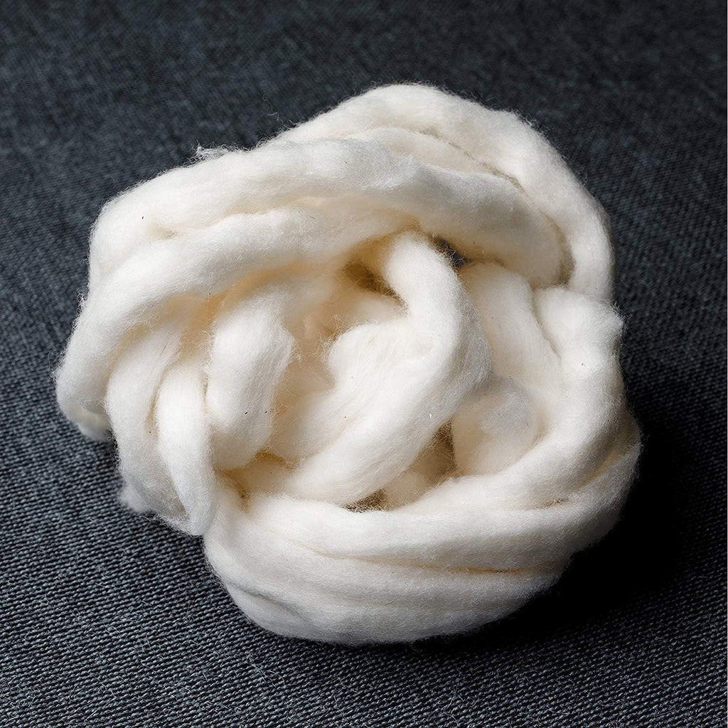 Buy now Japanese Organic Cotton Sliver 13 Feets 100% Organic Unbleached [Made in Japan] (4 Packs) at indiglob india
