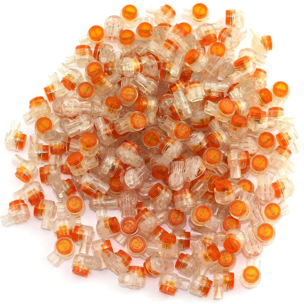 Buy now 200 Pack UY Wire Connector Uvital Waterproof Clear Button Telephone Wire Connectors UY Butt Splice Connector Network Cable Terminals K1 (K1) at indiglob india