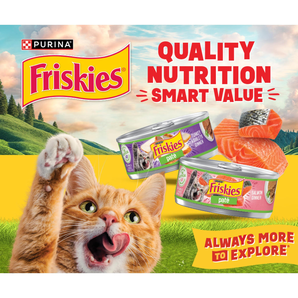 Friskies Purina Meaty Bits Cat Food in Gravy, Chicken Dinner, (12) 13.5 oz
