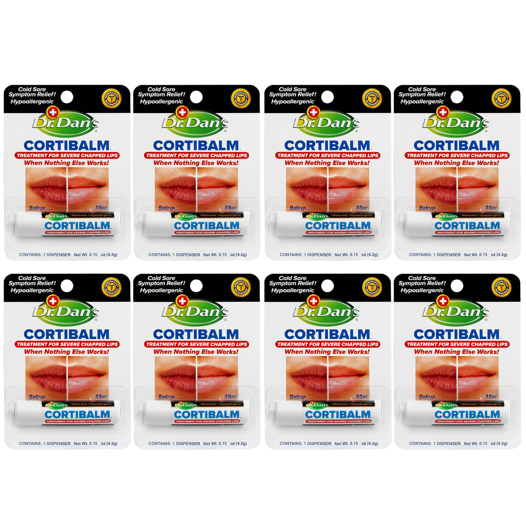 Buy now Dr. Dan's Cortibalm-5 pack- for Dry Cracked Lips Healing Lip Balm for Severely Chapped Lips - Designed for Men, Women and Children at indiglob india