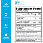 Goli Zero Sugar Ashwagandha Gummies with KSM-66, L-Theanine, Maca and Vitamin D - No Sugar Alcohols - Vegan, Keto-Friendly, Non-GMO
