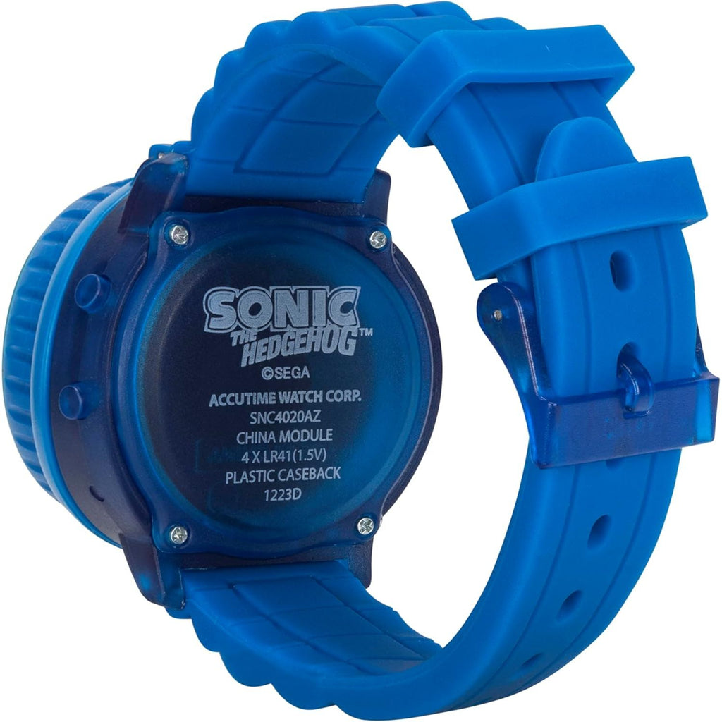 Buy now Accutime Sonic The Hedgehog Kids' SNC4020 Digital Display Quartz Blue Watch at indiglob india