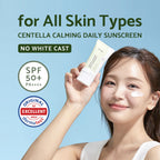 Buy now IUNIK Centella Calming Moisture Daily Sunscreen SPF 50+ PA++++ Matte & No White Cast Centella Asiatica Dry Oily Sensitive Vegan Korean Skincare at indiglob india