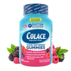 Colace Stool Softener Gummies, Constipation Relief, Berry, 60 Ct, Pack of 2 | No.1 doctor recommended stool softener brand, Gentle dependable, magnesium citrate gummies