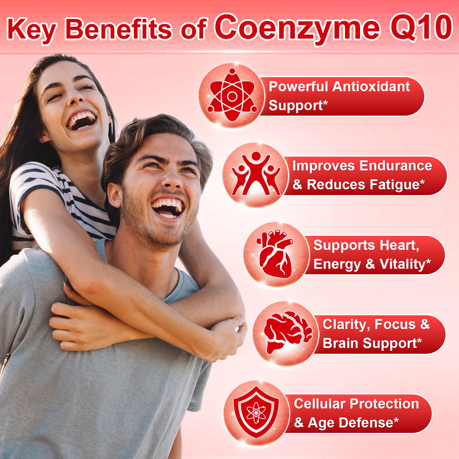 CoQ10 400mg Per Serving, 300 Softgels Extra Strength with MCT Oil | Coenzyme Q10 as Ubiquinone, Antioxidant Support for Heart & Energy Health, Non-GMO,Gluten & Soy-Free,150-Day Supply