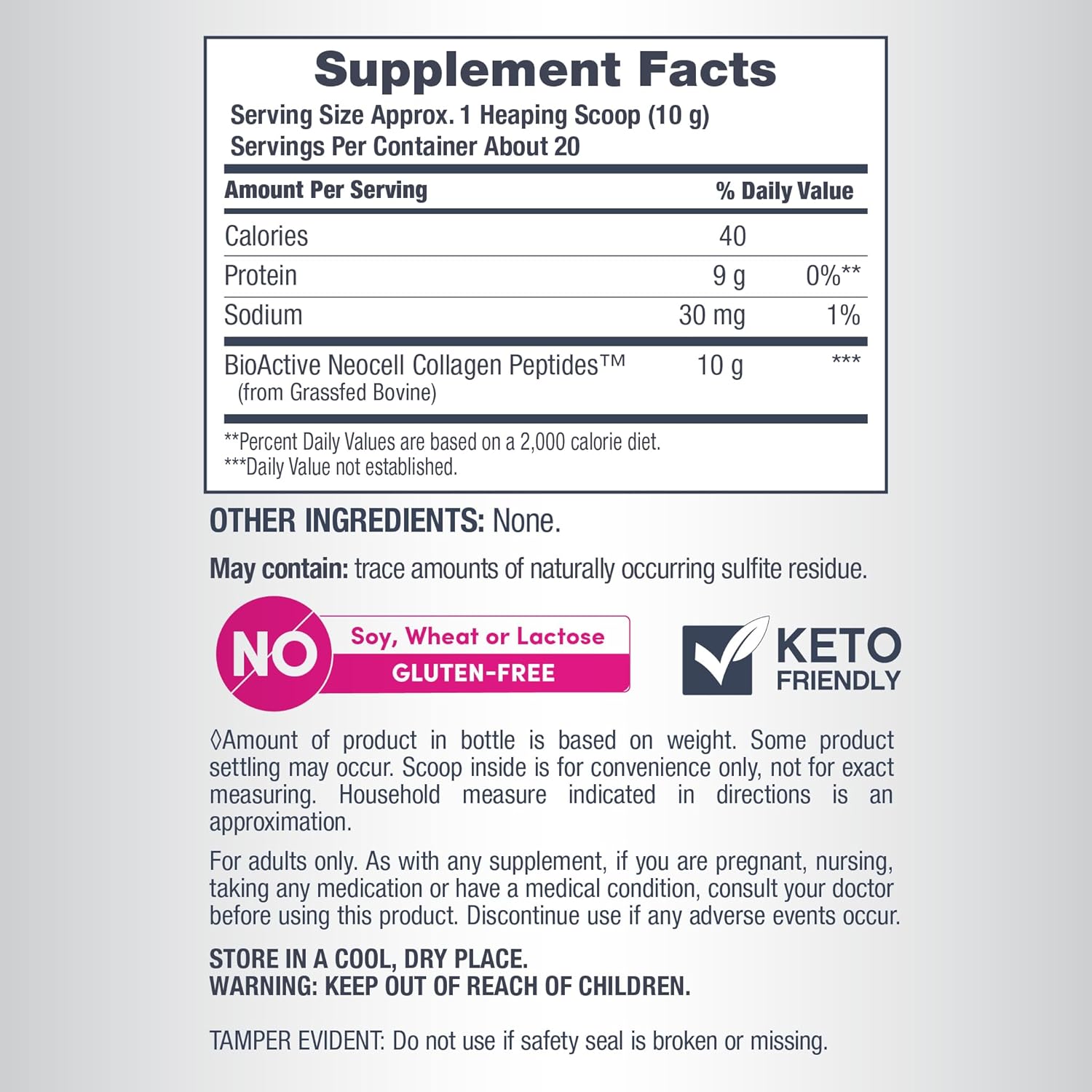 Buy now NeoCell Grassfed Collagen Peptides Powder | 7 oz | Unflavored | for Women and Men | Hair, Skin, & Nails at indiglob india