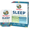 Sleep Dissolving Strips by MaryRuth's | L Theanine | Chamomile Flower | Melatonin 5mg | Valerian Root | Vitamin B6 | Sugar Free | Cranberry Flavor | Vegan | Gluten Free | Dairy Free | 30 Count