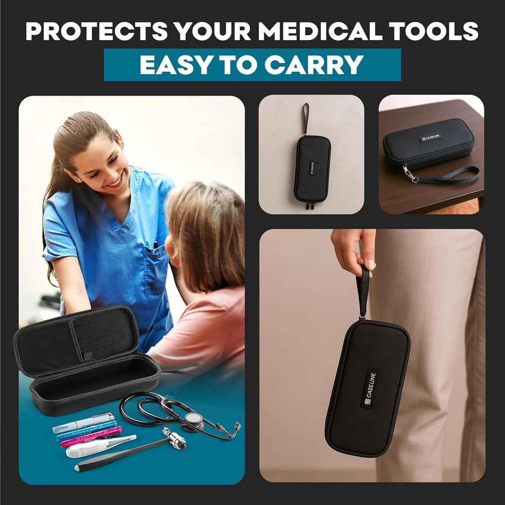 Buy now caseling Stethoscope Case For 3M Littmann Classic III, Lightweight II S.E, Cardiology IV Diagnostic, MDF Acoustica - Hard Case for Medical Tools with Pocket for Nurse Accessories - EVA Nursing Holder at indiglob india