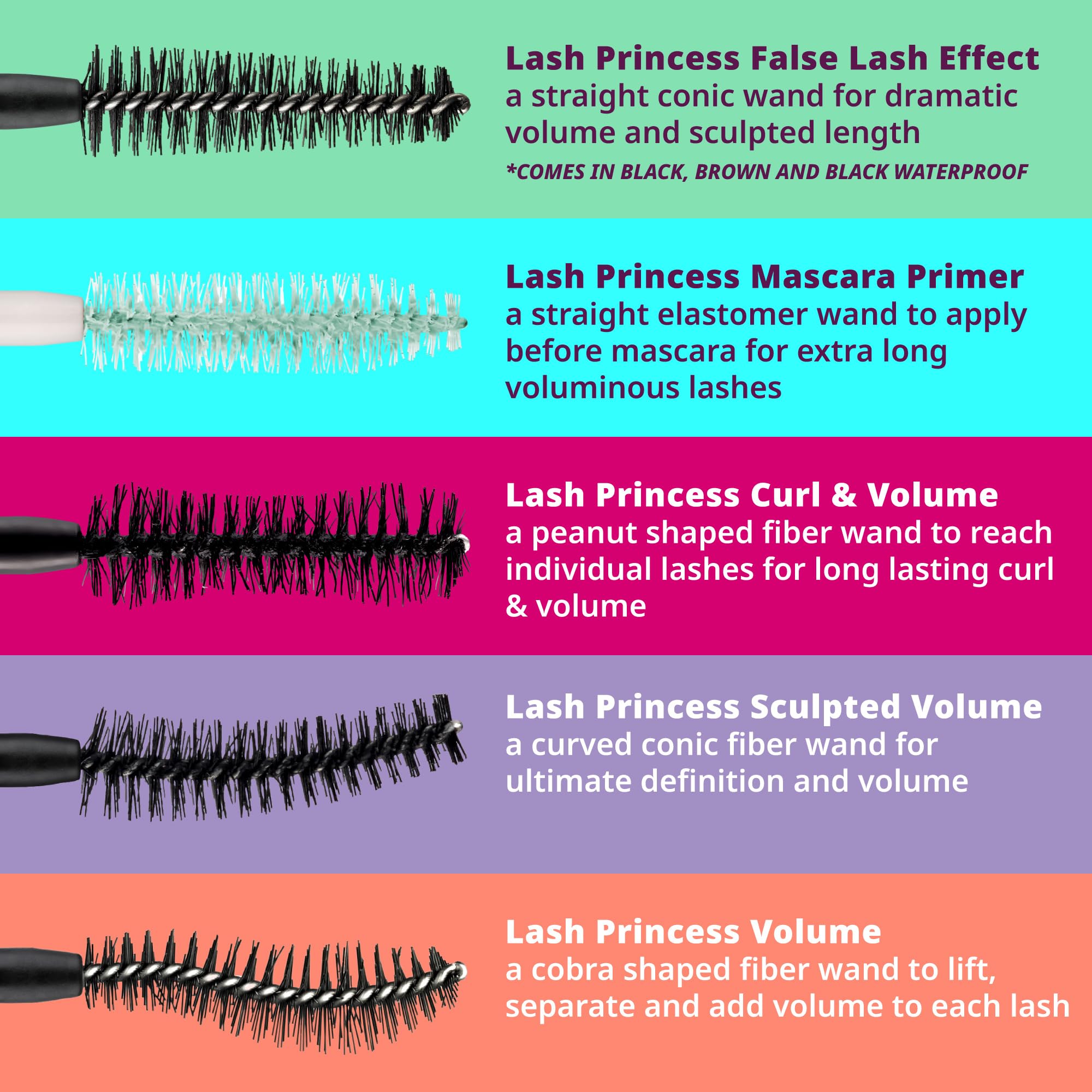 essence Lash Princess Sculpted Volume Mascara, Black (Pack of 1) | Sculpts & Defines Lashes, Volumizing, Long-Lasting, No Flaking or Smudging, Vegan & Cruelty Free, Paraben Free