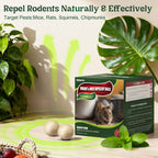 Rodent Repellent Balls,Peppermint Repel Squirrel Chipmunk Mouse Rat Outdoor