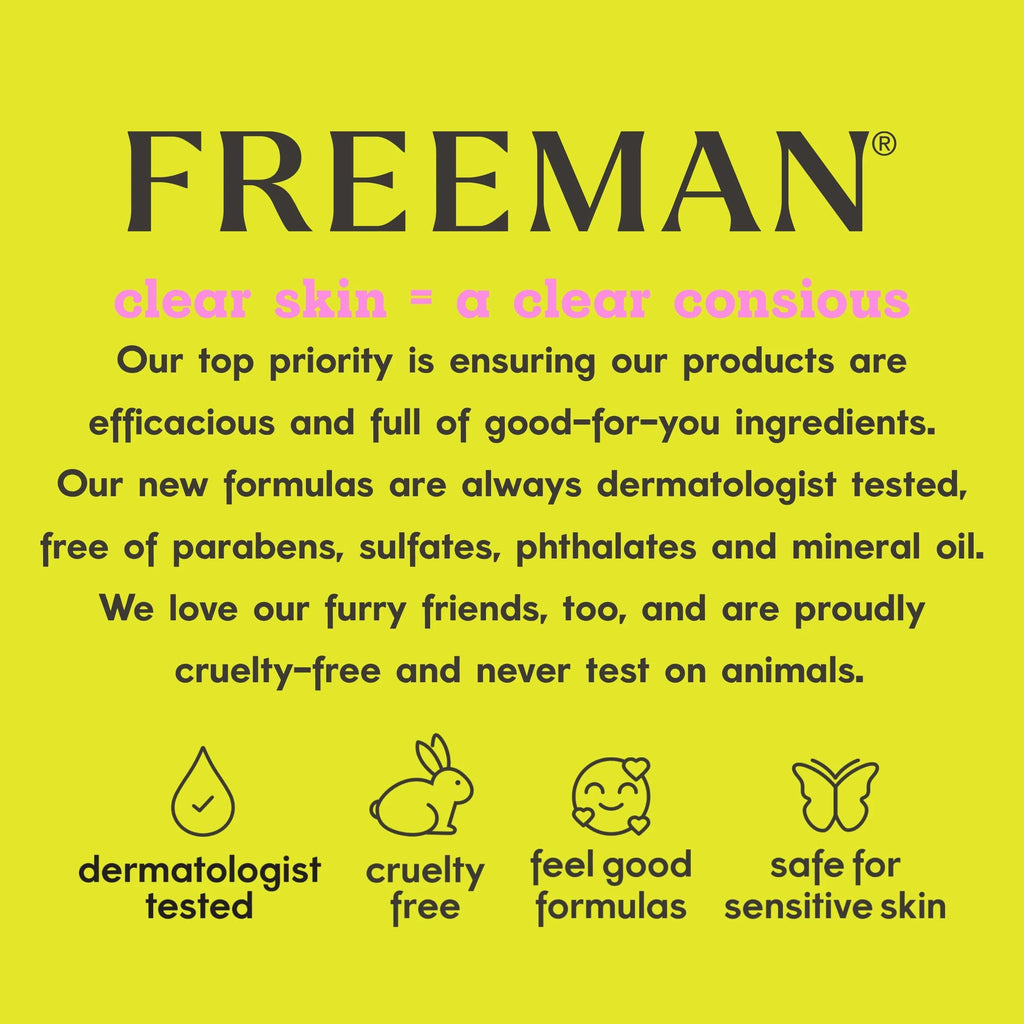 Buy now FREEMAN Pore Clearing Volcanic Ash Peel-Off Gel Facial Mask, Deep Cleansing, Removes Dirt From Pores, Not Over-Drying, Easy-to-use, For Men, 6 fl.oz./175 mL Tube at indiglob india