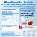 Magnesium Bisglycinate Gummies, 60 Gummies